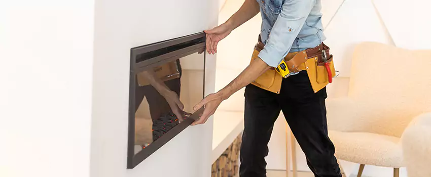 Metal Fireplace Installation in Upper St. Clair, Pennsylvania