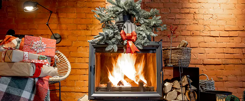 Travis Industries Linear Gas Fireplace Installation in Upper St. Clair, Pennsylvania