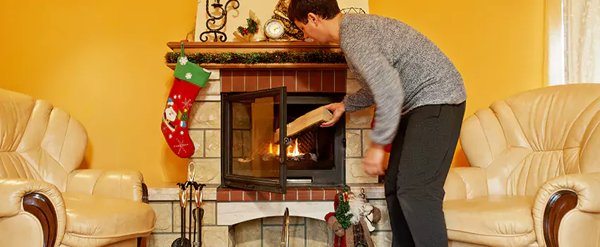 Rusted Metal Fireplace Restoration in Upper St. Clair, Pennsylvania